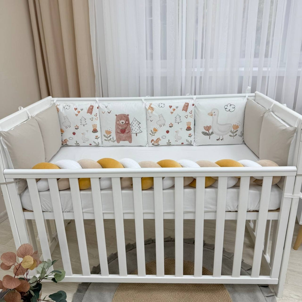 Set do postieľky Art Design – Alpaka béžová (2 rovnaké vankúše)