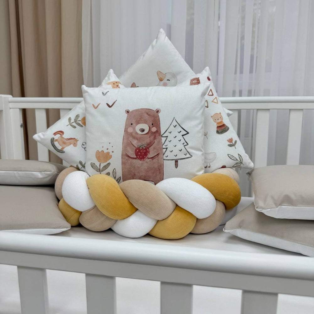 Set do postieľky Art Design – Alpaka béžová (2 rovnaké vankúše)