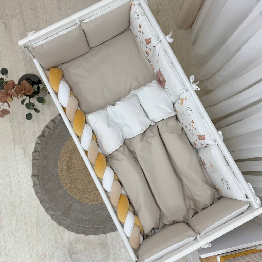 Set do postieľky Art Design – Alpaka béžová (2 rovnaké vankúše)