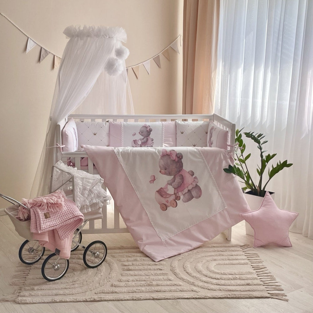 Detský set do postieľky Kids Toys – medvedík dievčatko