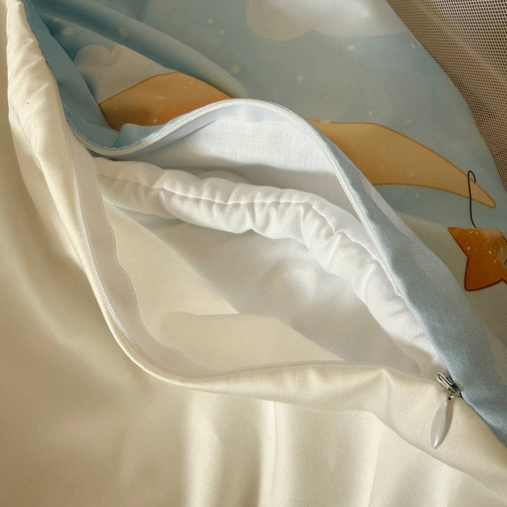 Detská posteľná súprava MiniNest Sweet Dream zo saténu – Sloník