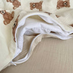 Posteľná súprava do postieľky Teddy – na mliečnom