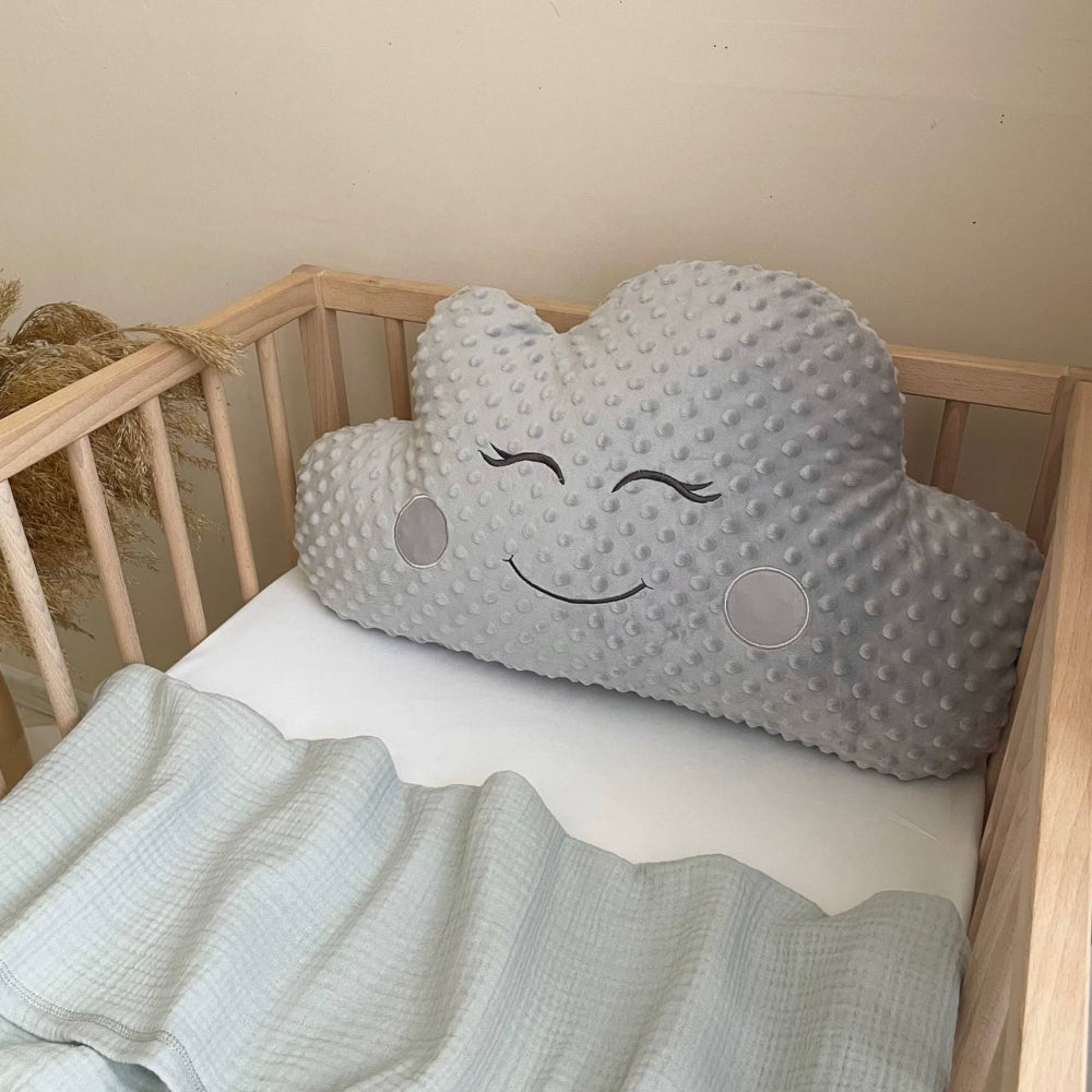 Dekoračný vankúš do detskej izby tmavo-sivá 32 × 60 cm