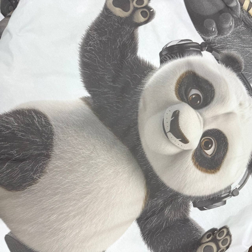 Detská popelínová posteľná bielizeň Panda