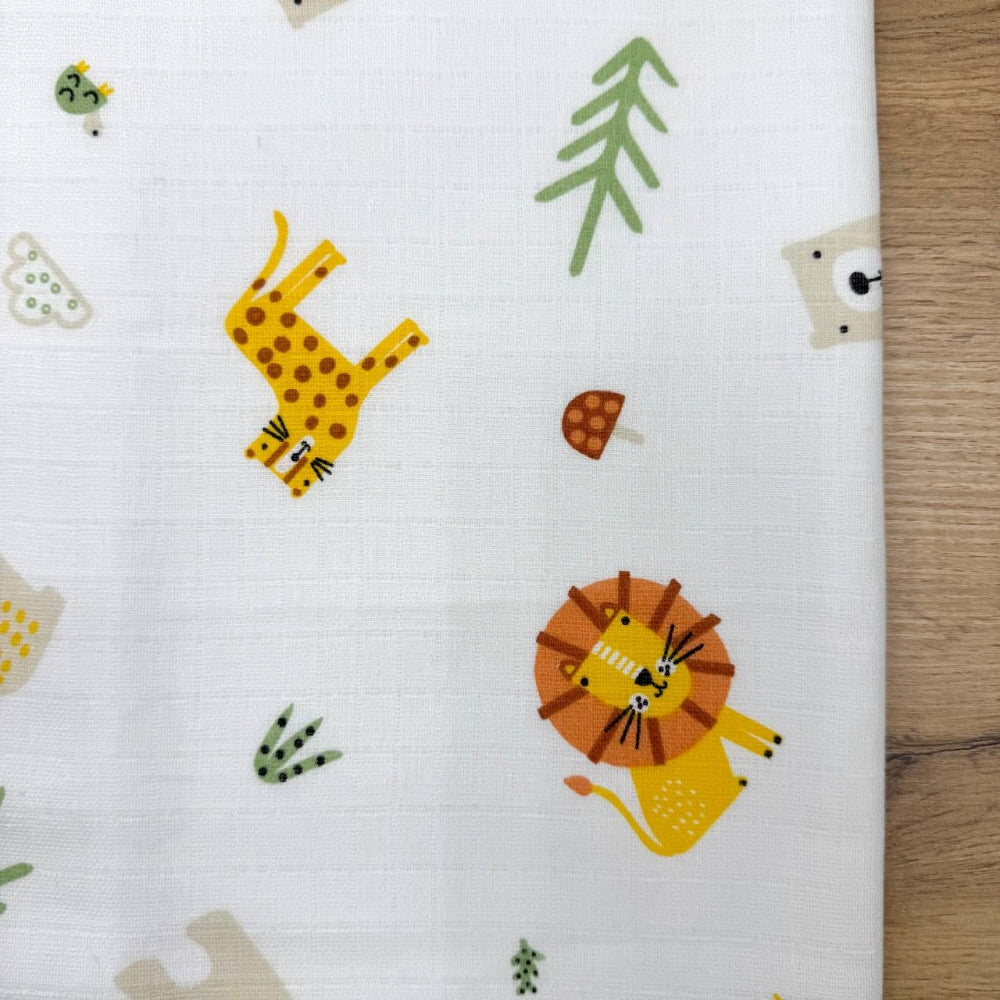 Nepremokavá mušelínová podložka 50 × 80 cm Safari