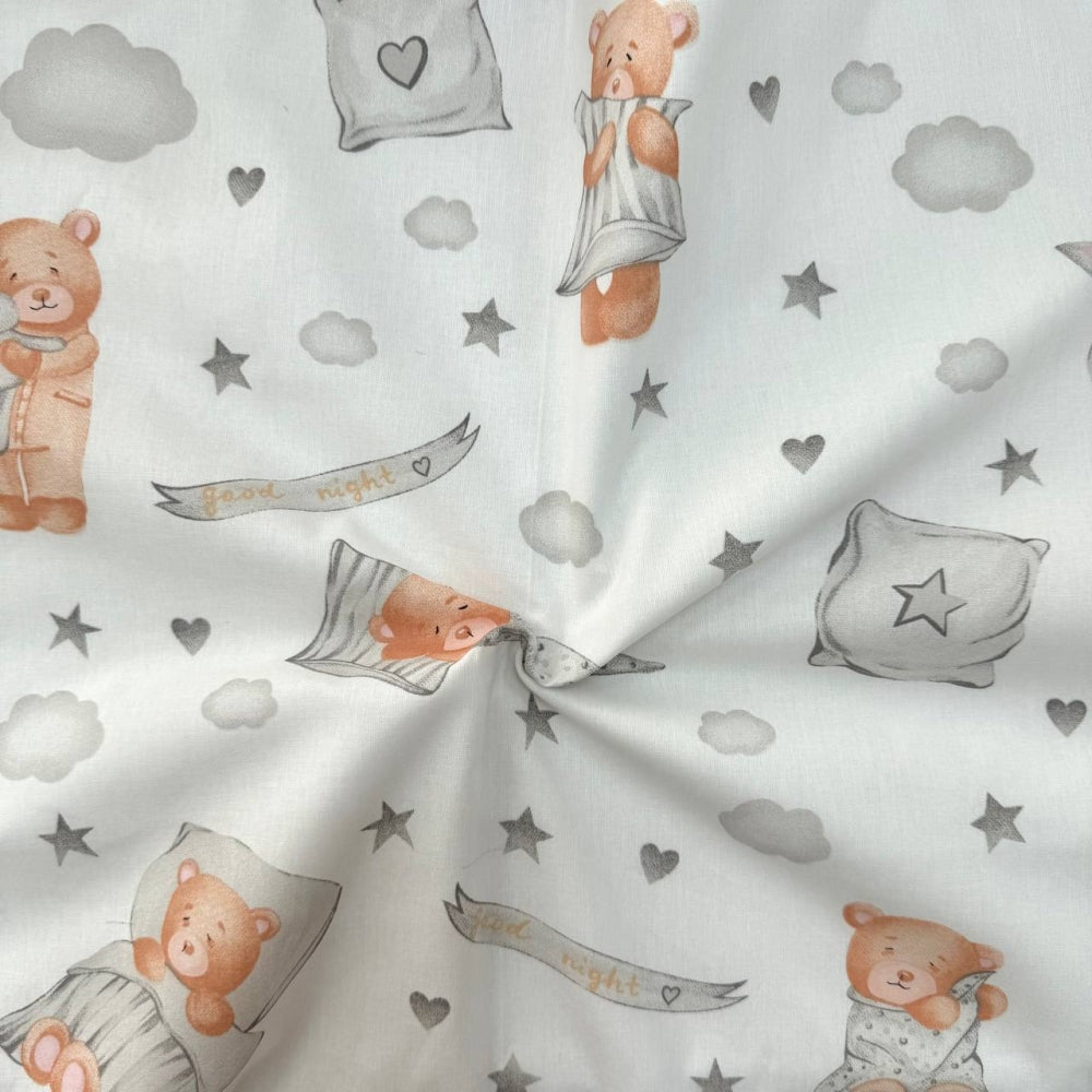 Nepremokavá podložka pre bábätko 50 × 80 cm Teddy so zajačikom