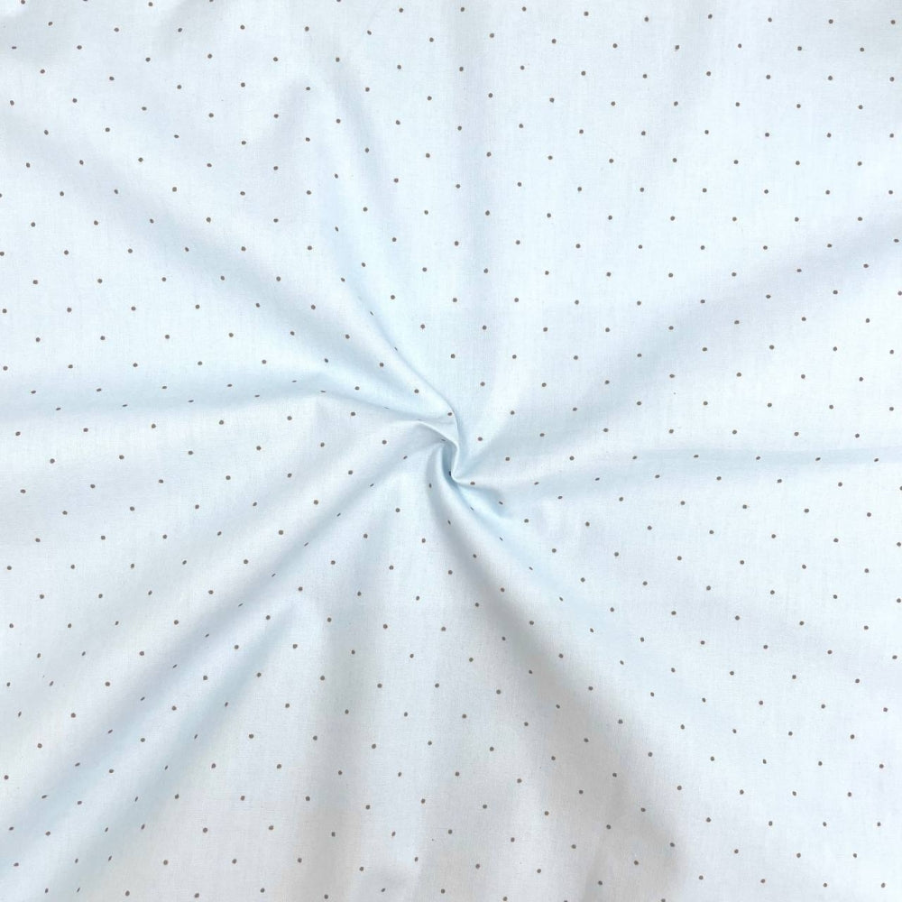 Nepremokavá podložka pre bábätko 50 × 80 cm bodky na modrej