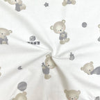 Nepremokavá podložka pre bábätko 50 × 80 cm medvedíky baby