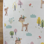 Nepremokavá flanelová podložka 50 × 80 cm – Gazely