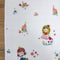 Nepremokavá flanelová podložka 50 × 80 cm Princezné
