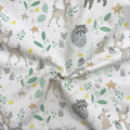 Nepremokavá podložka popelín/membrána 45 × 75 cm Bambi s kamarátmi