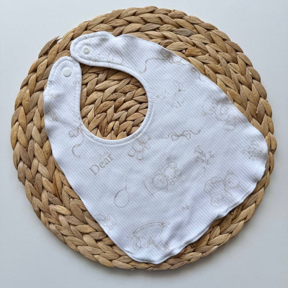 Podbradník pre bábätko Baby Dear s membránou – béžový