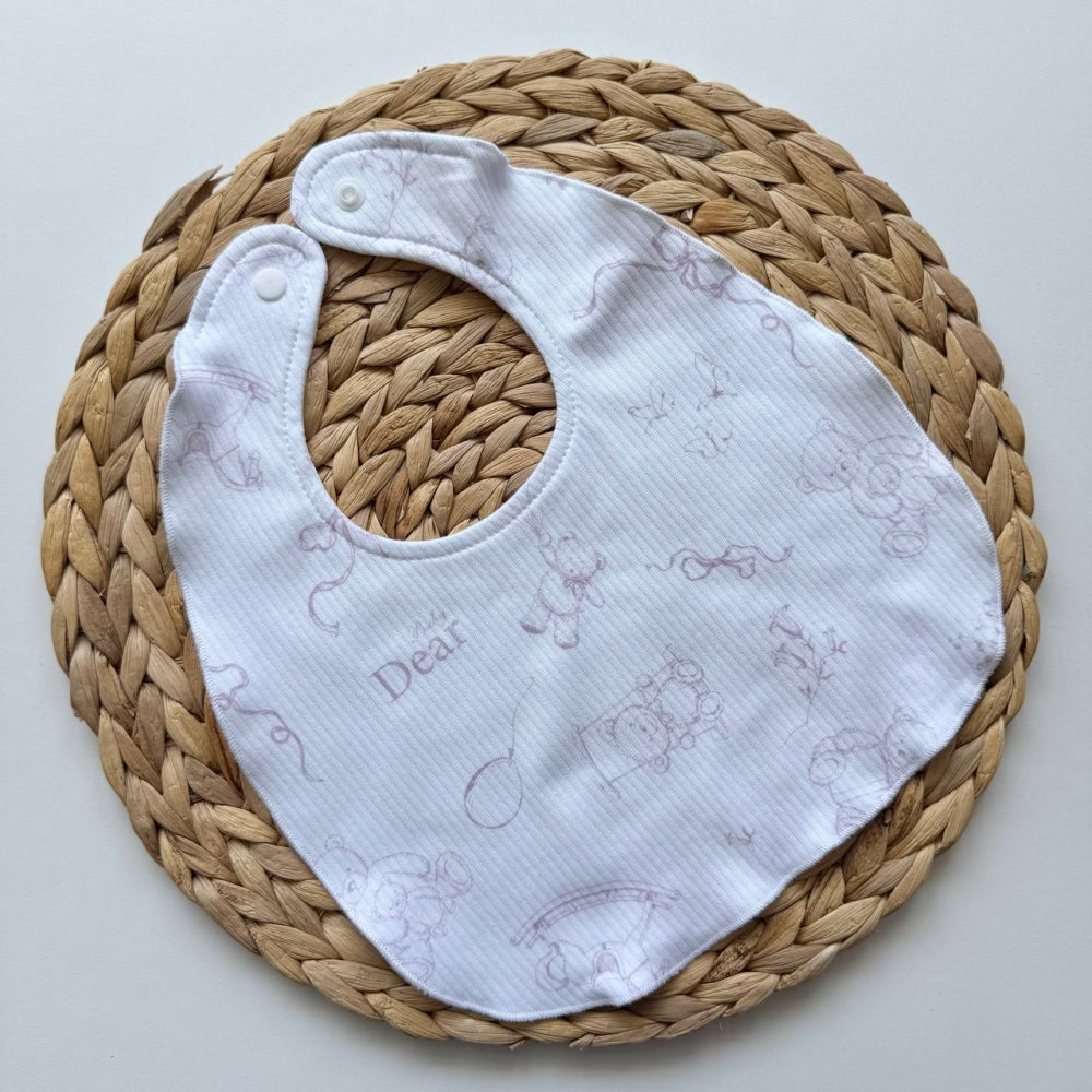 Podbradník pre bábätko Baby Dear s membránou – púdrový