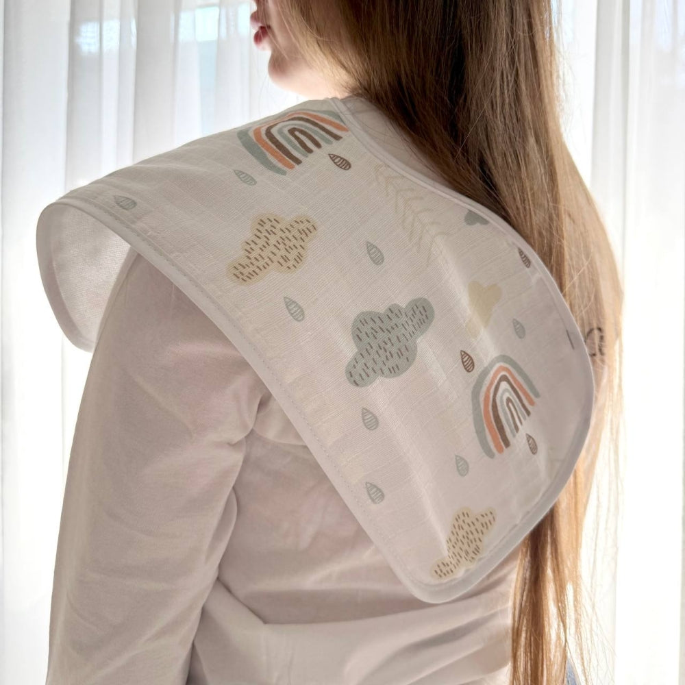 Súprava mušelínových utierok na odgrgnutie, 3 ks – unisex
