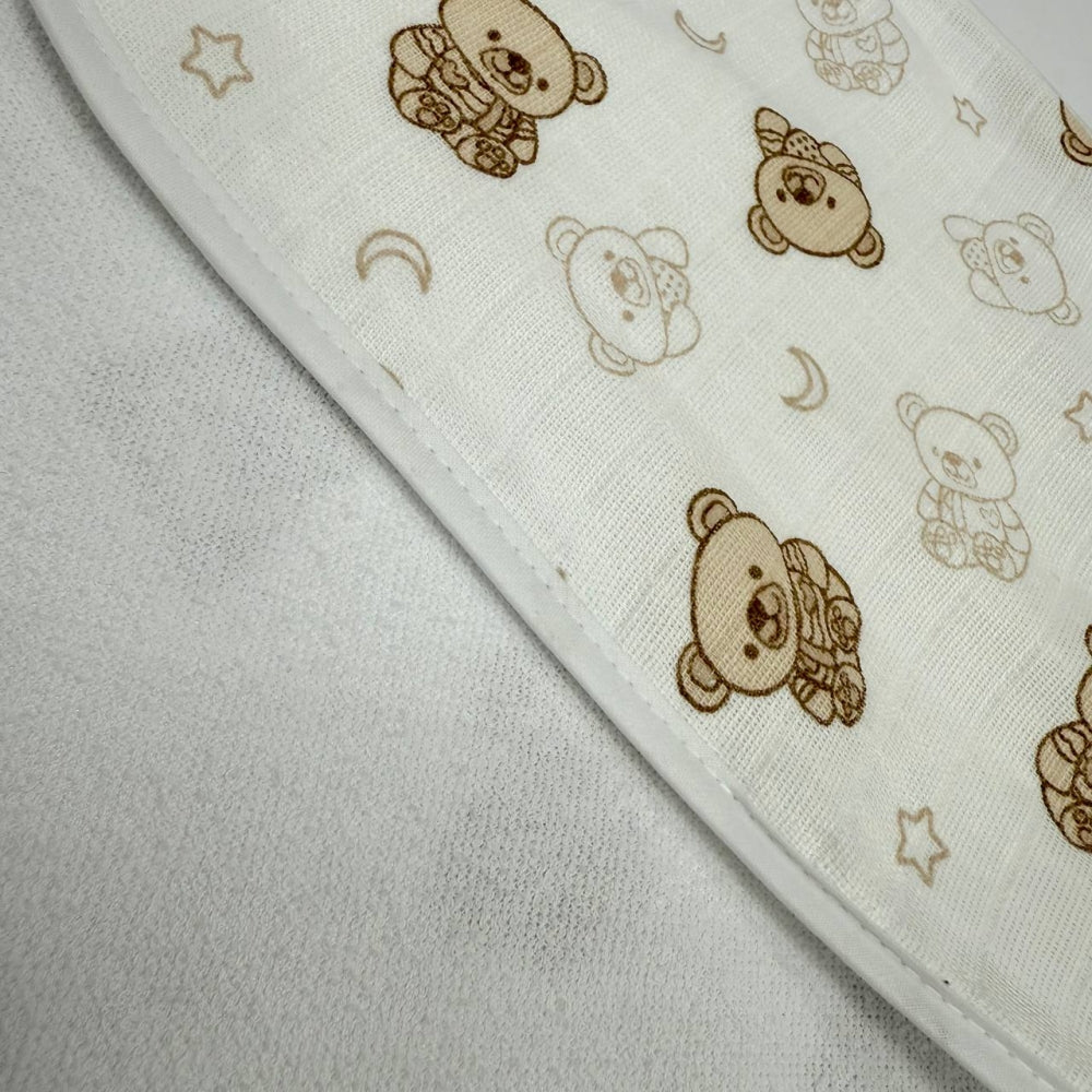 Súprava mušelínových utierok na odgrgnutie, 3 ks – unisex