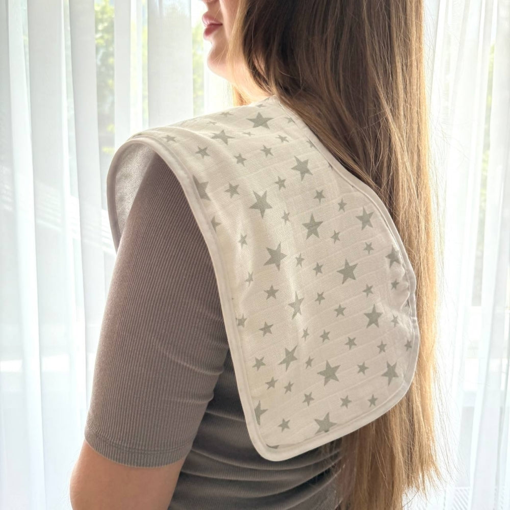 Súprava mušelínových utierok na odgrgnutie, 3 ks – unisex