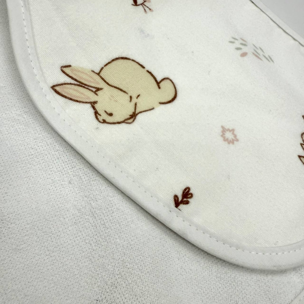 Súprava flanelových utierok na odgrgnutie, 3 ks – unisex (zajačik/králik/panda)