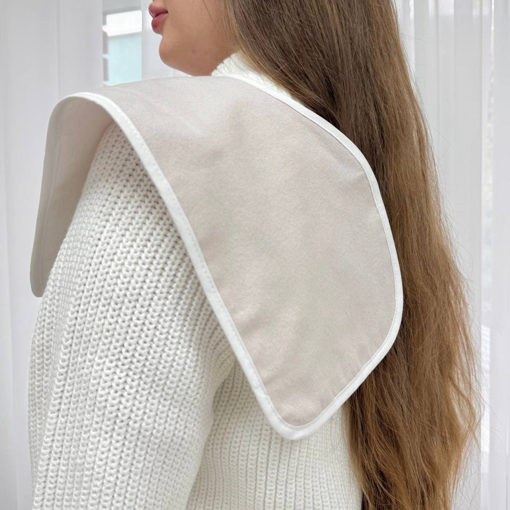 Súprava flanelových utierok na odgrgnutie, 3 ks unisex (srdiečka béžové/béžová/zajačiky na rebríku)