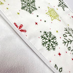 Súprava flanelových utierok na odgrgnutie, 3 ks – unisex (snehuliak/vločky/jelene)