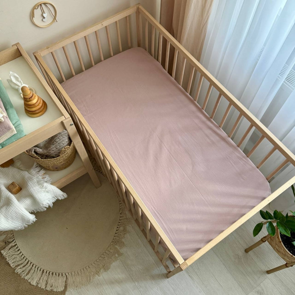 Súprava 2 ľanových plachiet ľanová/fialová (lila)