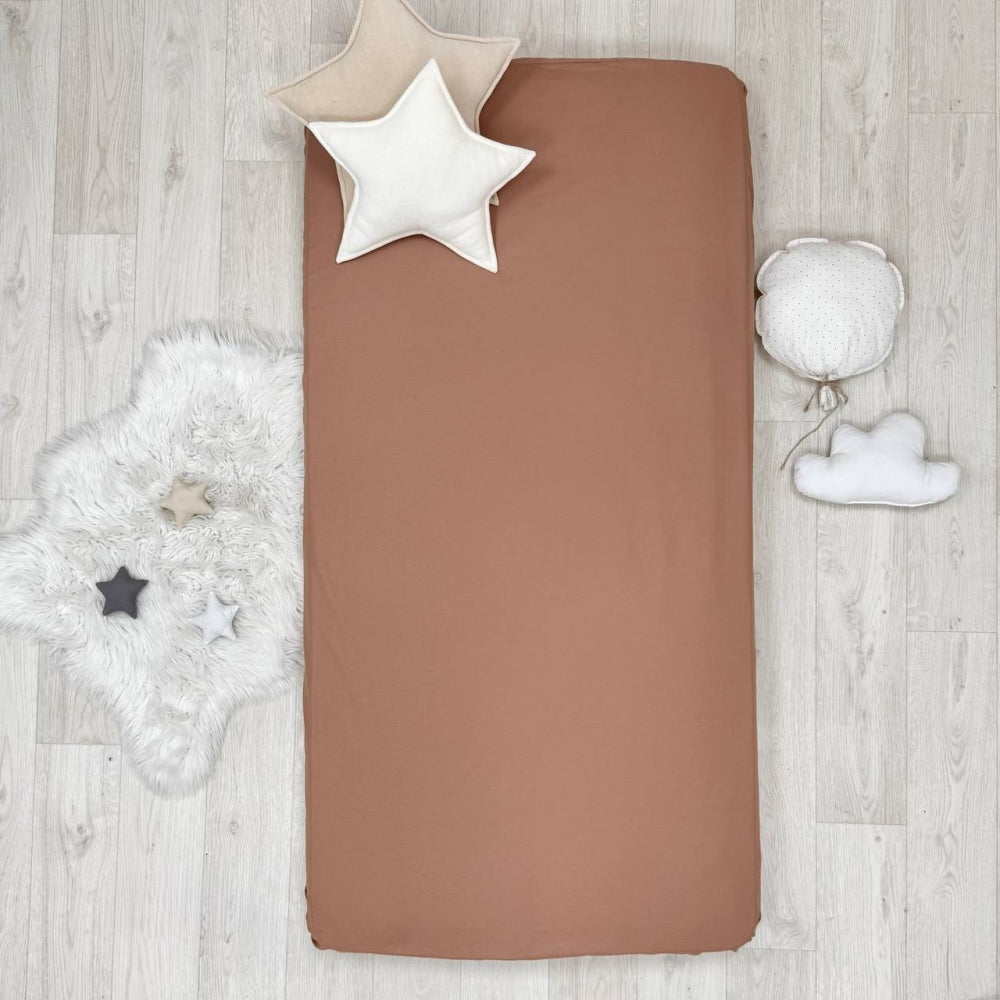 Súprava 2 detských plachiet 90 × 200 cm žltá kocka + terakota