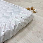 Súprava 2 detských plachiet 90 × 200 cm brusnicová + púdrové srdiečka lila