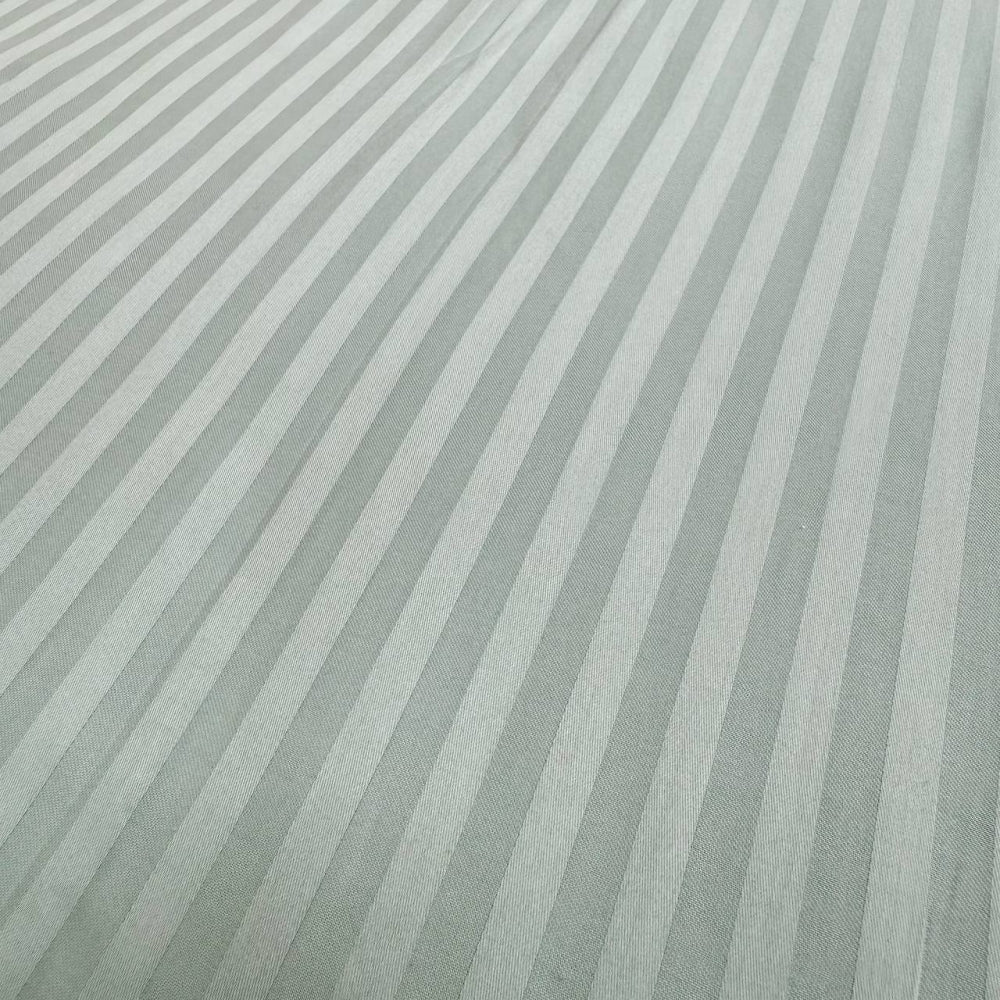 Saténová posteľná súprava Euro Stripe tmavá mätová