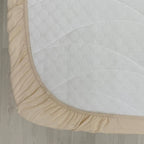 Plachta na matrac do postieľky 60 × 120 cm – Béžové