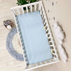 Plachta na matrac do postieľky 60 × 120 – modrá