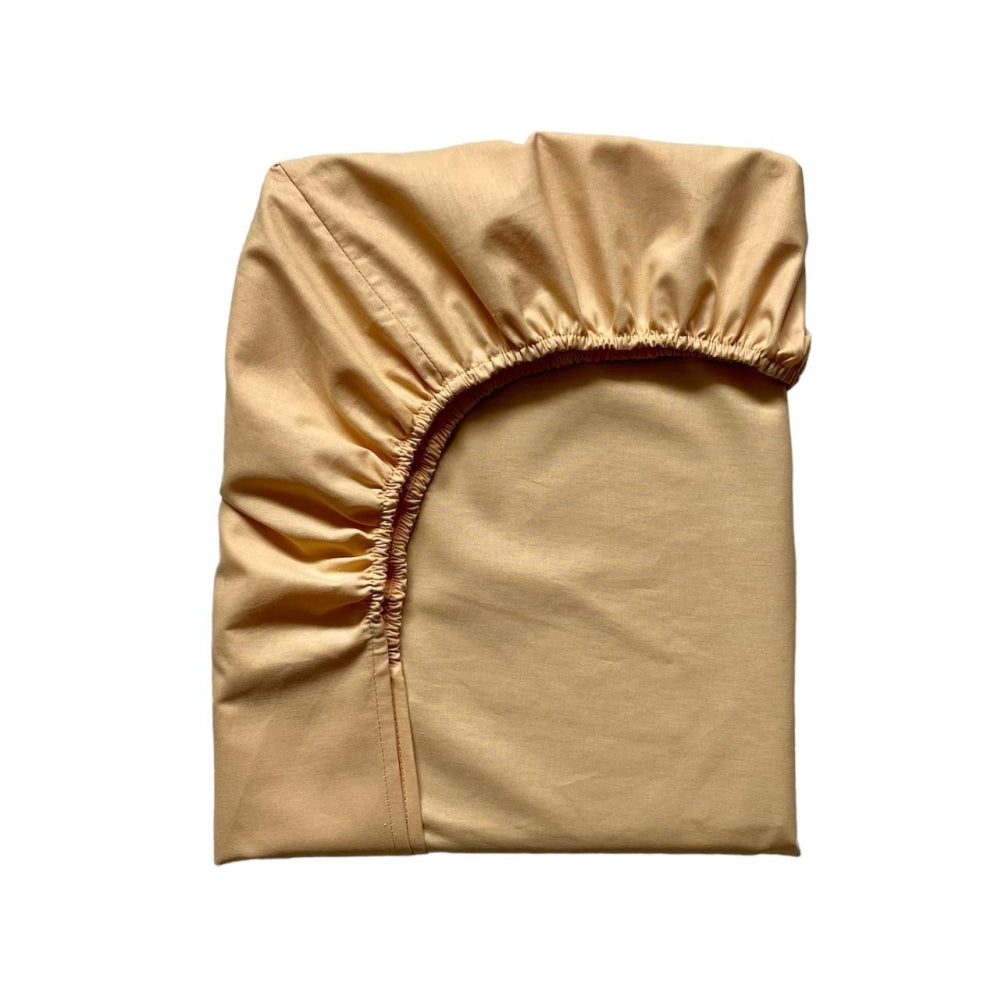 Plachta na matrac do postieľky 60 × 120 – tmavohorčicová