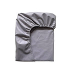 Plachta na matrac do postieľky 60 × 120 – sivá