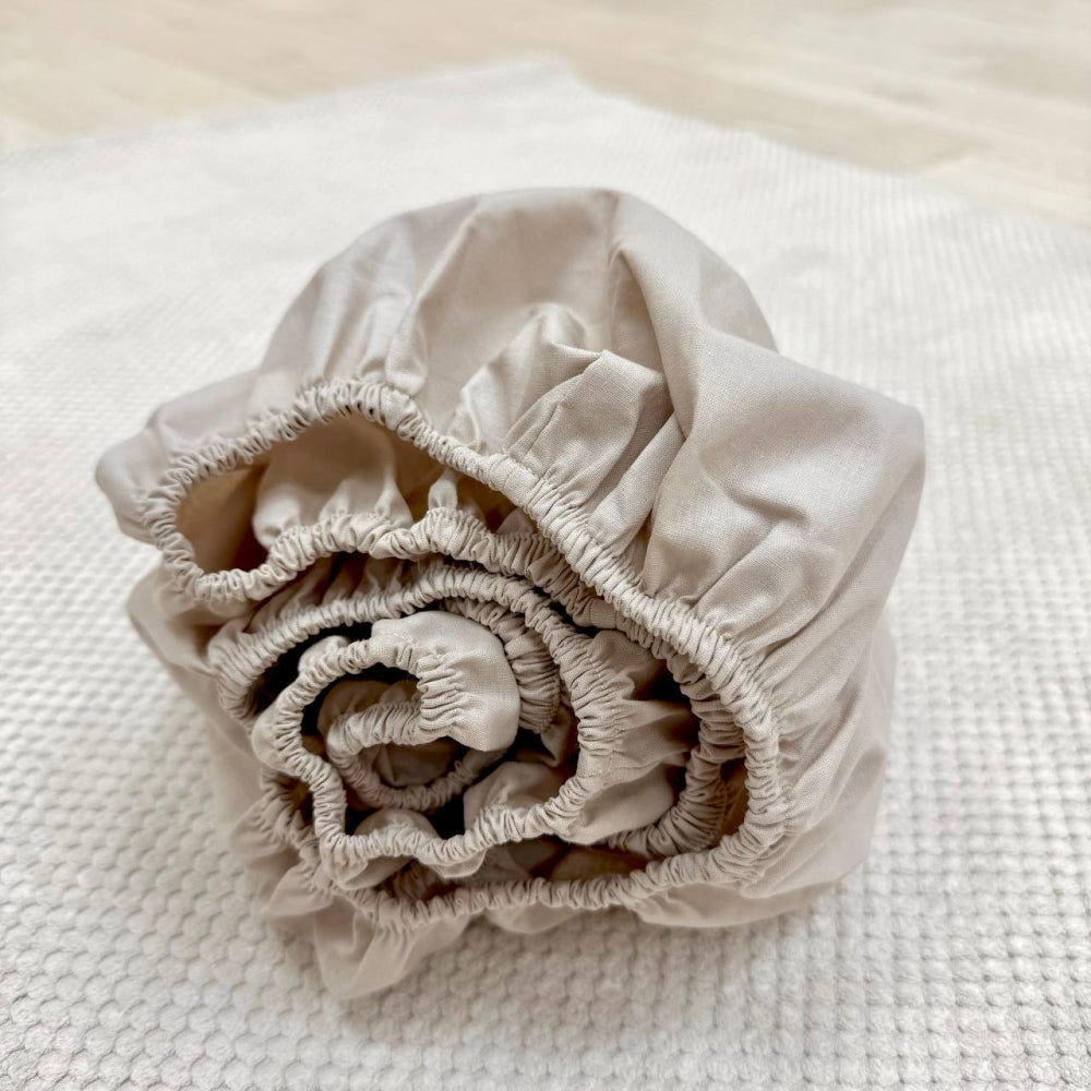Plachta do mini postieľky 50 × 83 cm kapučíno