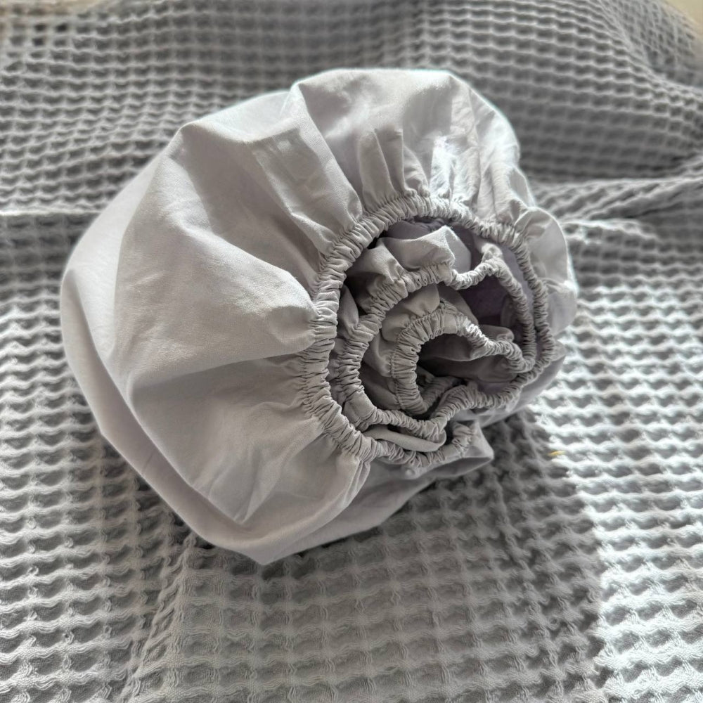 Plachta do mini postieľky 50 × 90 cm sivá