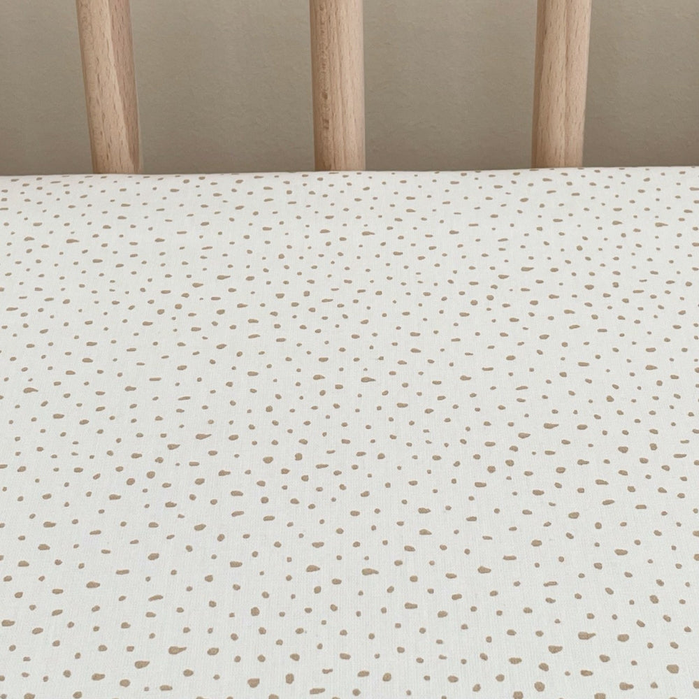 Detská plachta do postieľky 60 × 120 cm – bodky