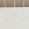 Detská plachta do postieľky 60 × 120 cm – bodky