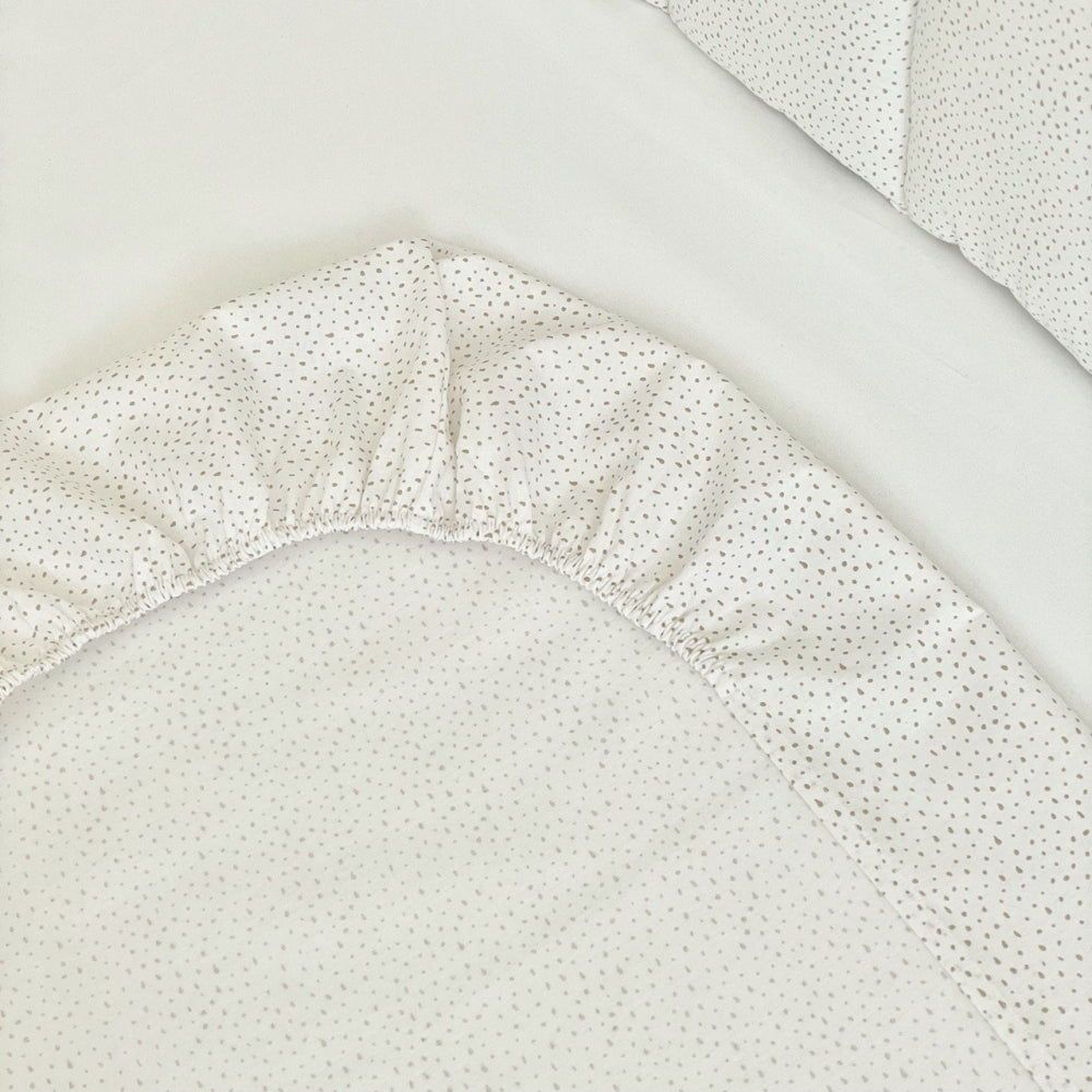 Detská plachta do postieľky 60 × 120 cm – bodky