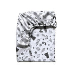 Detská plachta do postieľky 70 × 70 cm – sivé vetvičky