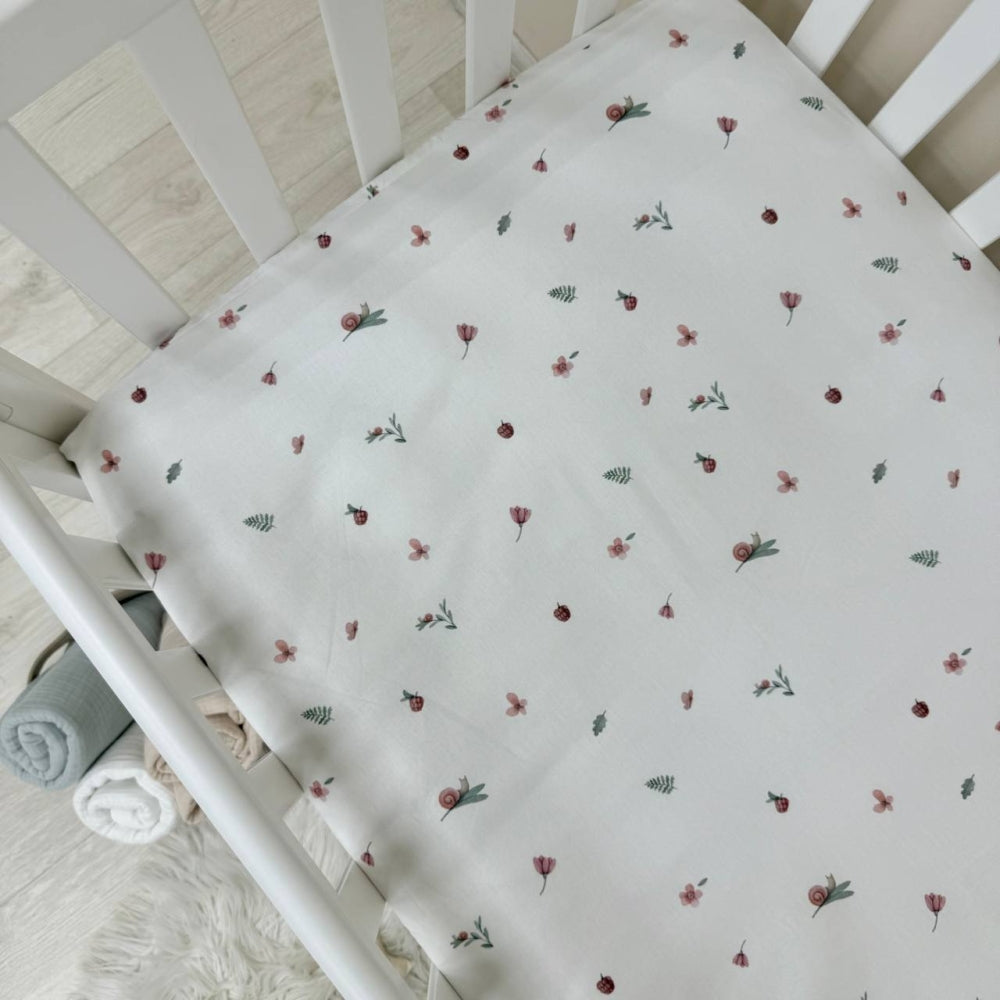 Detská plachta do postieľky 60 × 120 cm – slimák