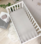 Detská plachta do postieľky 60 × 120 – béžová kocka