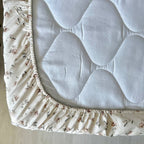 Detská plachta do postieľky Provence 60 × 120 cm – béžová