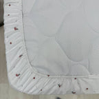 Detská plachta do postieľky 60 × 120 cm – malina