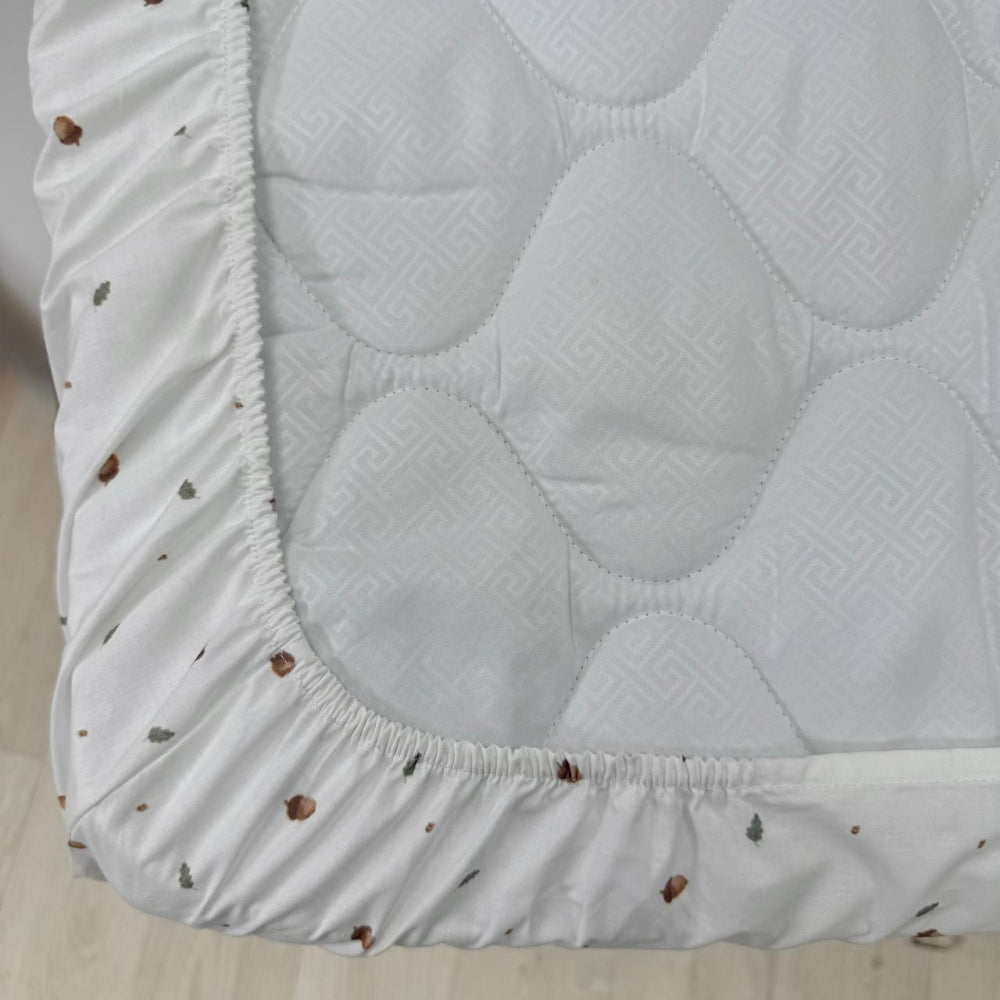 Detská plachta do postieľky 60 × 120 cm – žalude