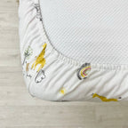 Flanelová napínacia plachta do postieľky 120 × 60 cm – Matky s deťmi