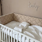 Komplet do postieľky pre novorodenca Baby Dream New – Zajačik so psíkom béžovo-béžová