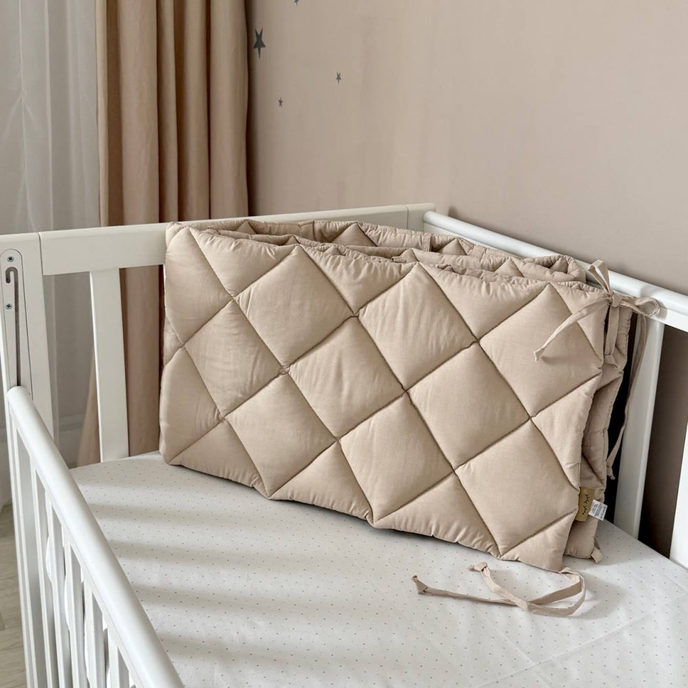 Komplet do postieľky pre novorodenca Baby Dream New – Zajačik so psíkom béžovo-béžová
