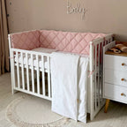Komplet do postieľky pre novorodenca Baby Dream New – Zajačik so psíkom béžovo-púdrová