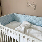 Komplet do postieľky pre novorodenca Baby Dream New – Zajačik so psíkom béžovo-bledomodrá