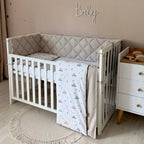 Komplet do postieľky pre novorodenca Baby Dream New – Autíčka bledomodrá
