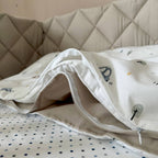 Komplet do postieľky pre novorodenca Baby Dream New – Autíčka bledomodrá