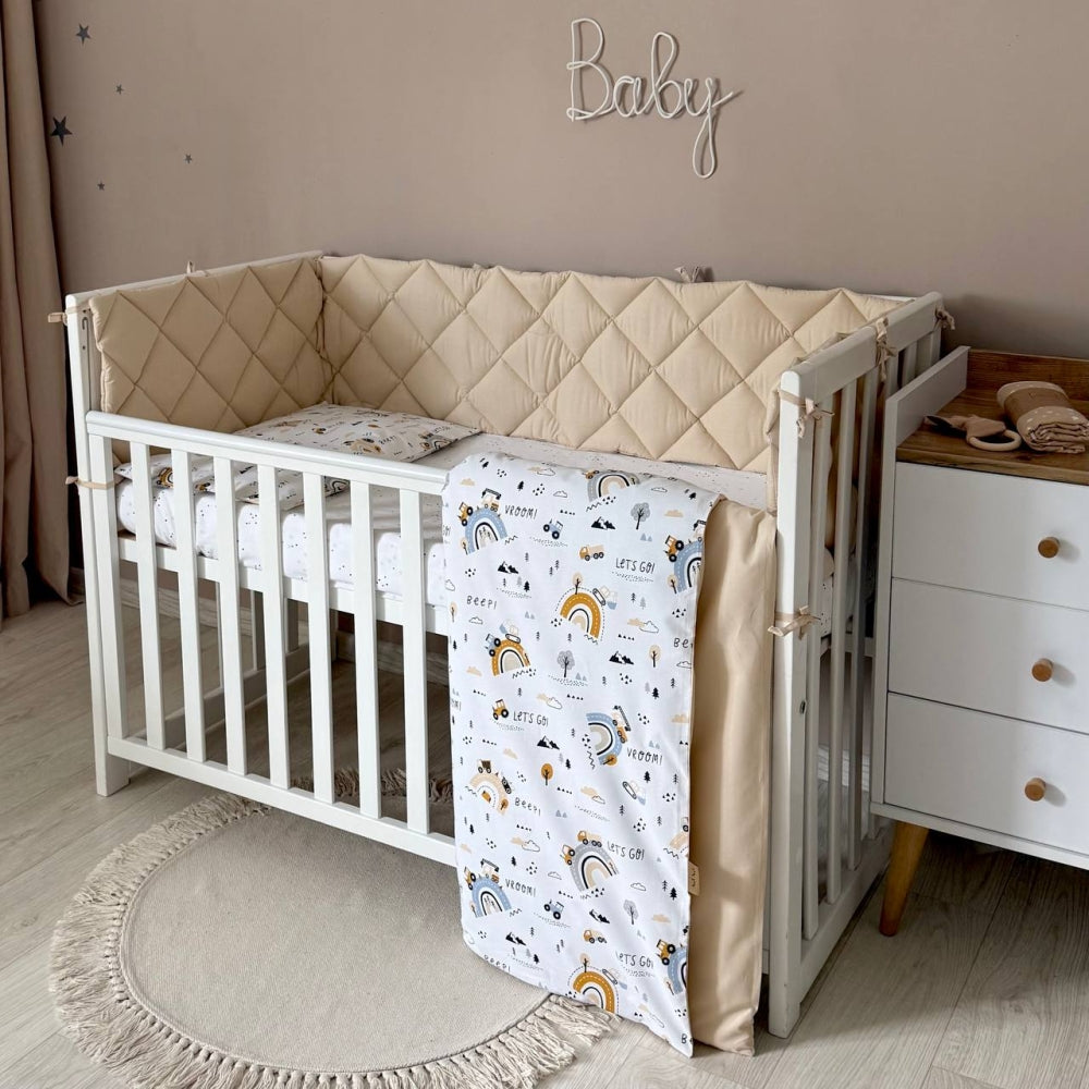 Komplet do postieľky pre novorodenca Baby Dream New – Let’s Go